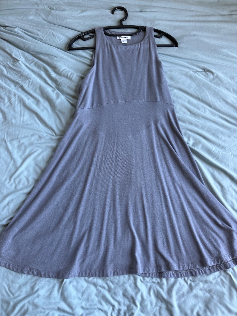 Athleta S/P Soft Gray Modal Empire Swing Tank Dress